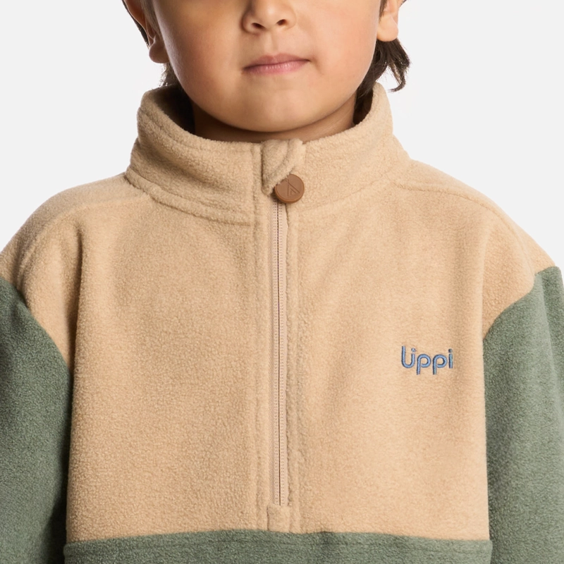 POLAR NIÑO FOREST 14 ZIP SWEATSHIRT JADE OSCURO LIPPI - 4