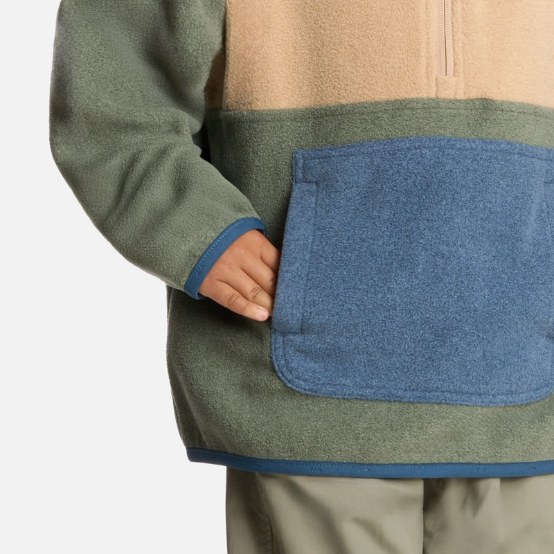 POLAR NIÑO FOREST 14 ZIP SWEATSHIRT JADE OSCURO LIPPI - 5