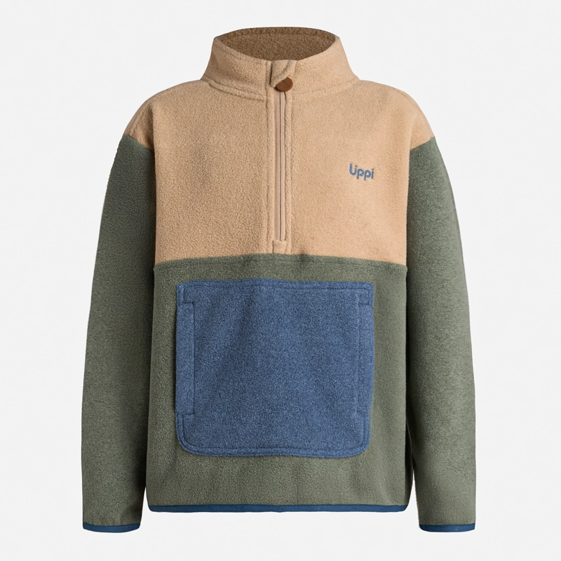 POLAR NIÑO FOREST 14 ZIP SWEATSHIRT JADE OSCURO LIPPI - 7