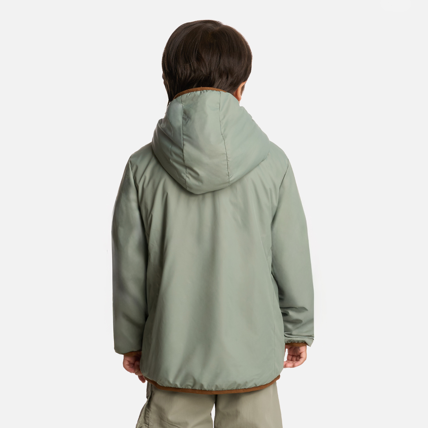 CHAQUETA NIÑO TWO-FACES HOODY PRINT JADE OSCURO LIPPI I25 - 4