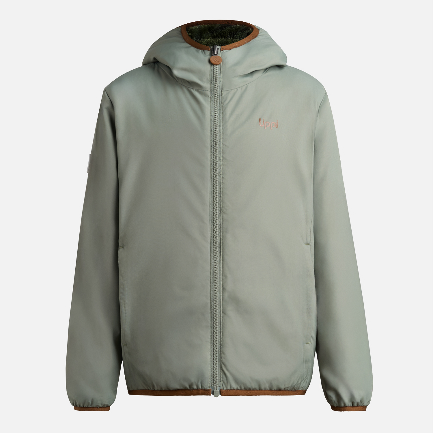 CHAQUETA NIÑO TWO-FACES HOODY PRINT JADE OSCURO LIPPI I25 - 9