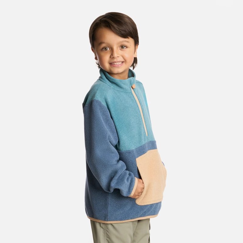 POLAR NIÑO FOREST 14 ZIP SWEATSHIRT AZUL PIEDRA LIPPI - 2