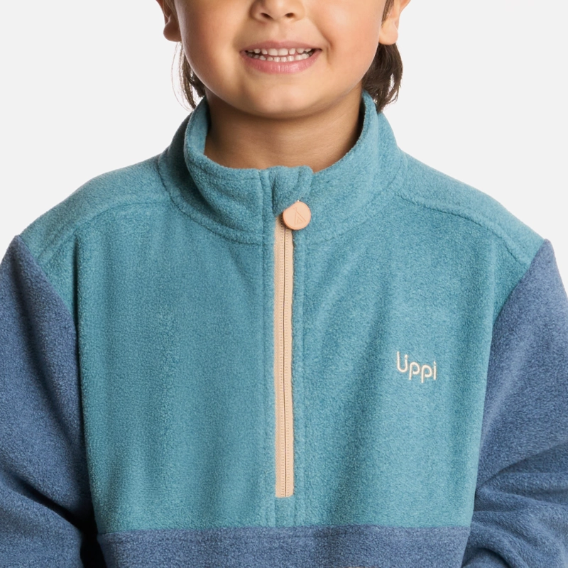 POLAR NIÑO FOREST 14 ZIP SWEATSHIRT AZUL PIEDRA LIPPI - 4