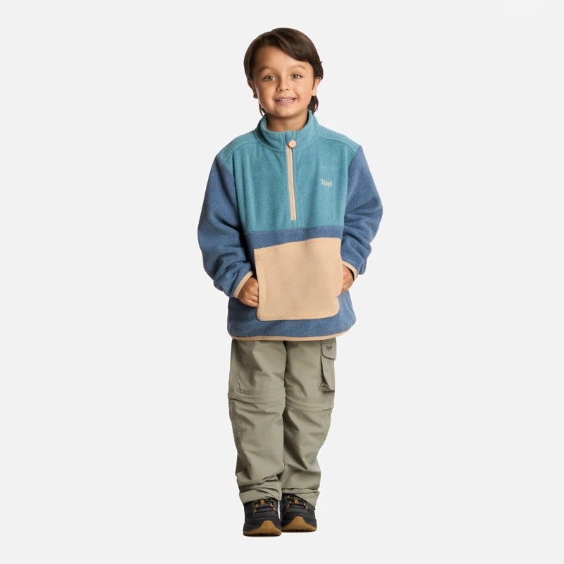 POLAR NIÑO FOREST 14 ZIP SWEATSHIRT AZUL PIEDRA LIPPI - 6