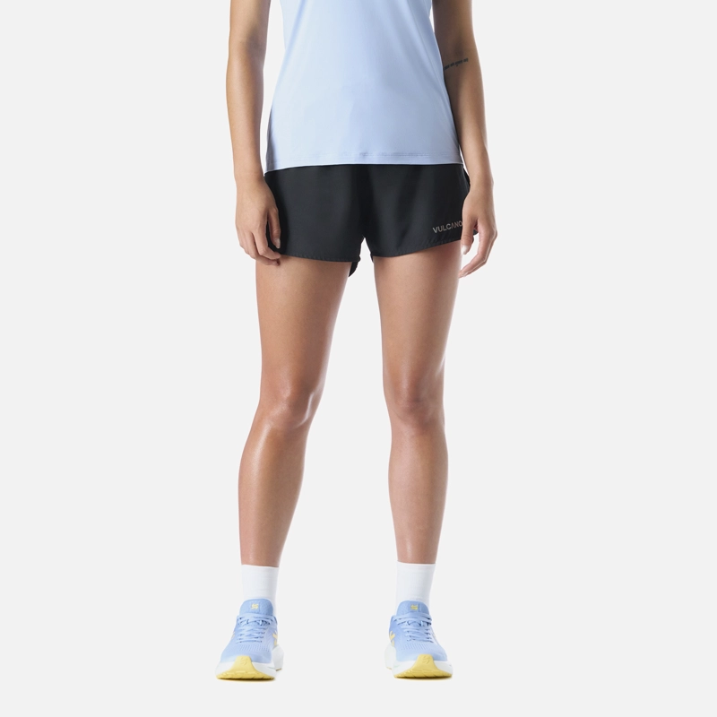 SHORTS MUJER BUILT TO MOVE 2-IN-1 2,5' SHORTS NEGRO VULCANO - 1