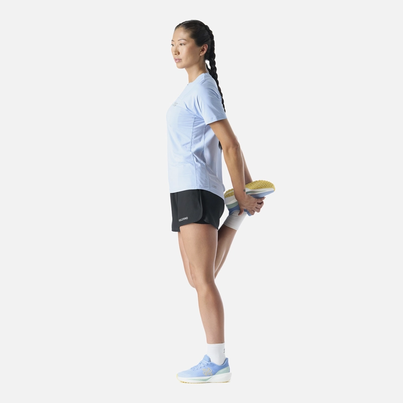 SHORTS MUJER BUILT TO MOVE 2-IN-1 2,5' SHORTS NEGRO VULCANO - 3