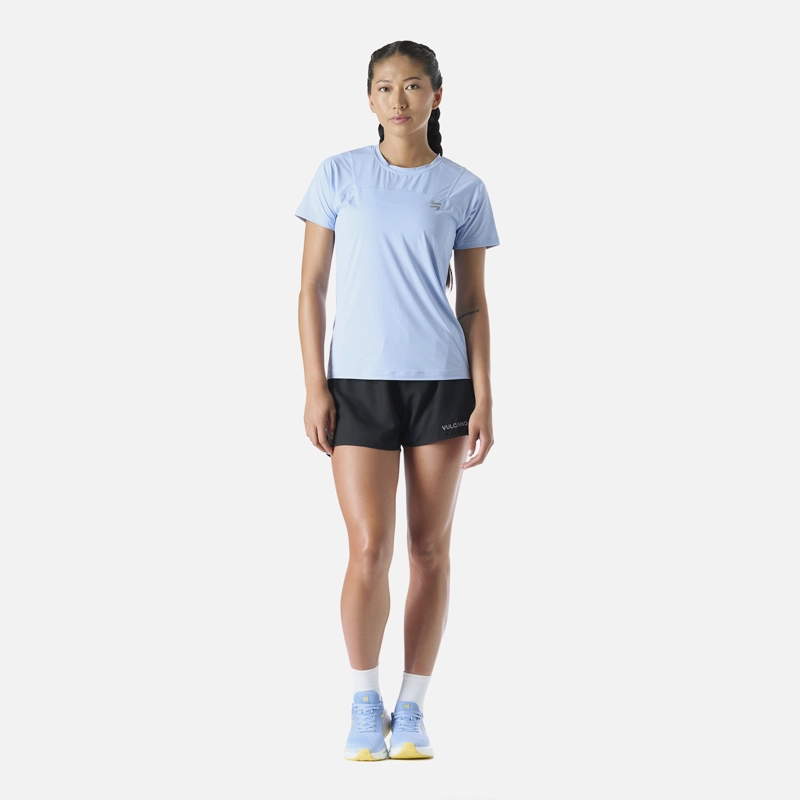 SHORTS MUJER BUILT TO MOVE 2-IN-1 2,5' SHORTS NEGRO VULCANO - 8