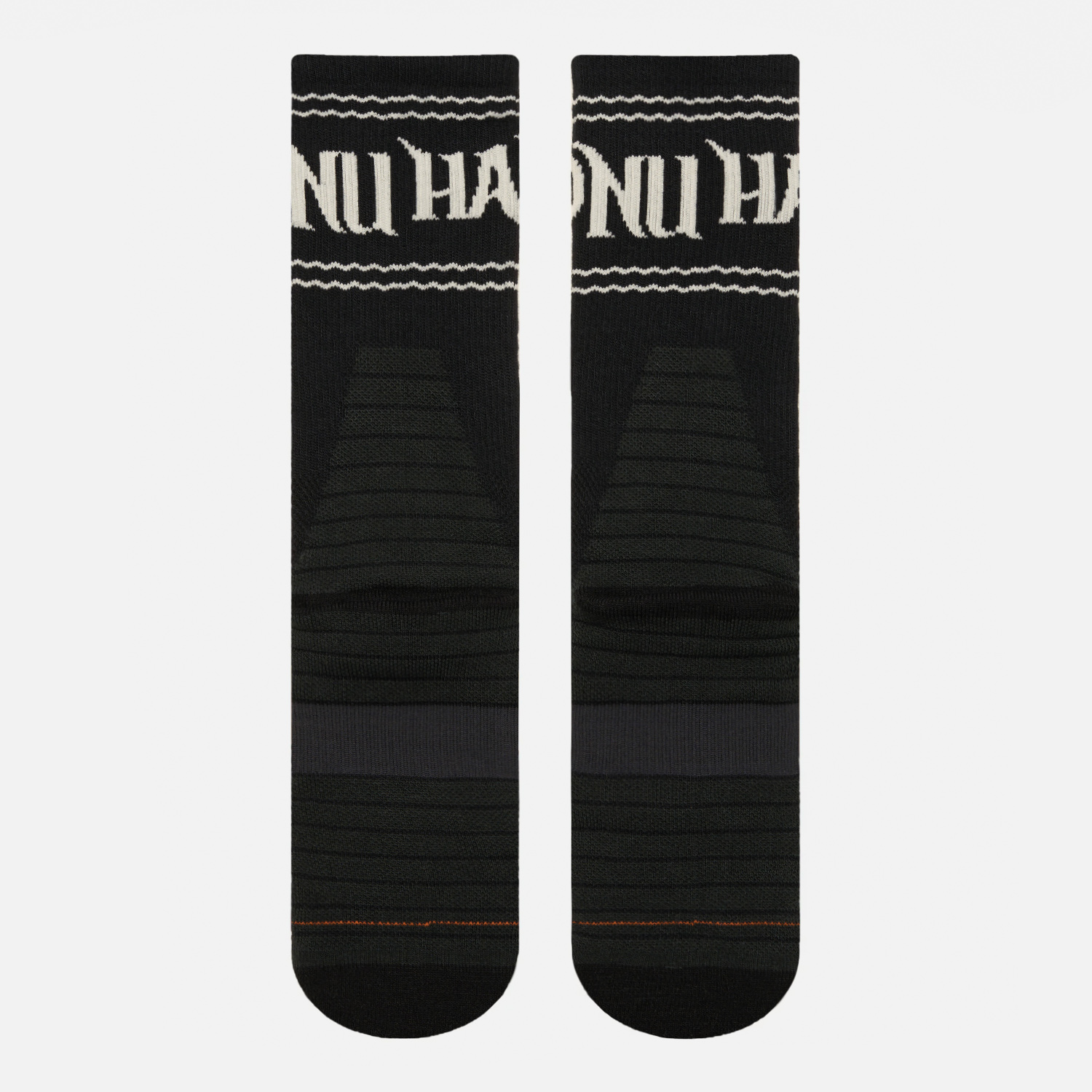 CALCETINES HOMBRE SENDERO NEGRO / BLANCO HAKA HONU I25 - 2