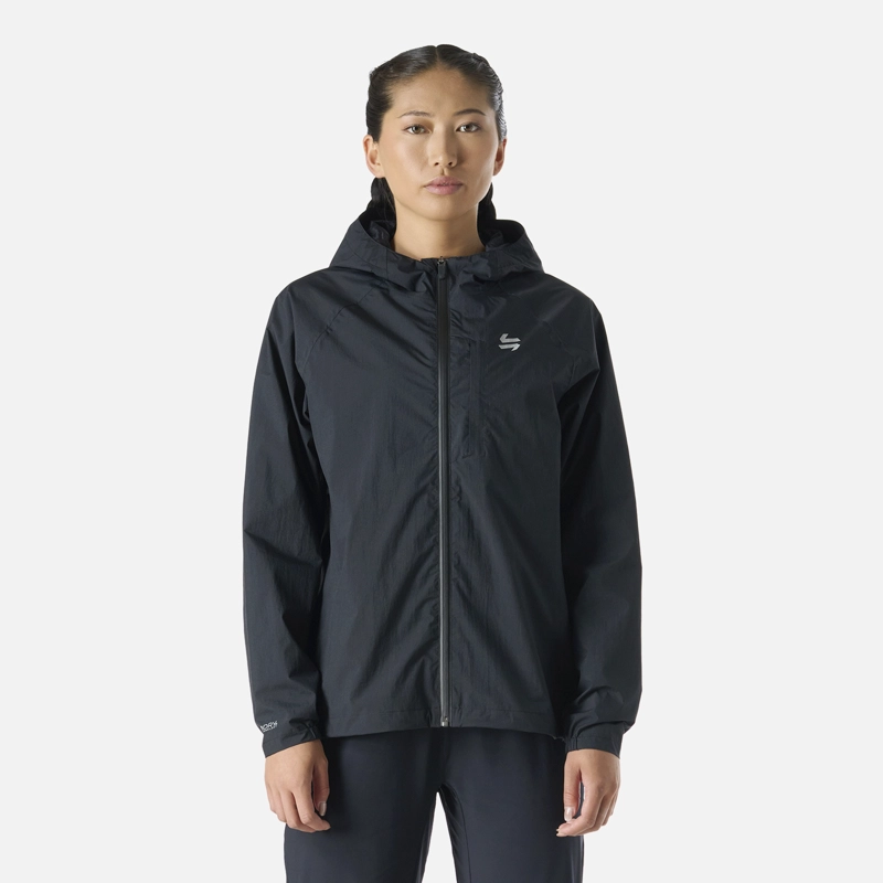 CHAQUETA MUJER BUILT TO MOVE WATERPROOF JACKET NEGRO VULCANO - 1