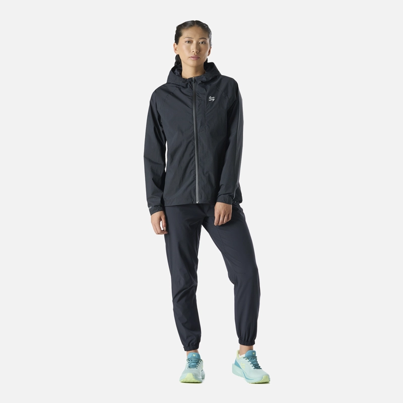 CHAQUETA MUJER BUILT TO MOVE WATERPROOF JACKET NEGRO VULCANO - 7