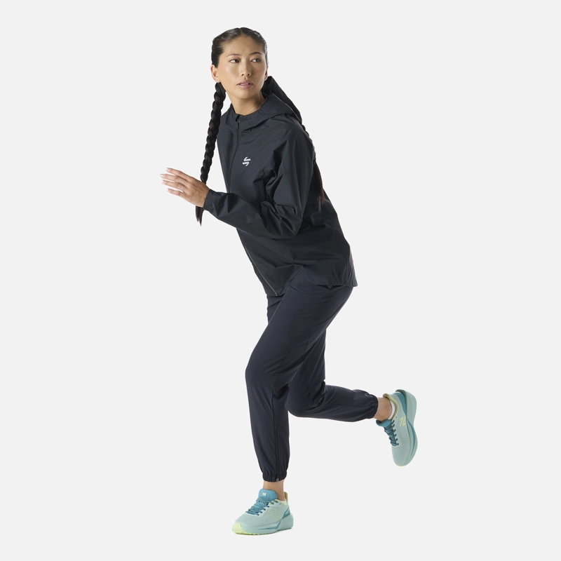CHAQUETA MUJER BUILT TO MOVE WATERPROOF JACKET NEGRO VULCANO - 8