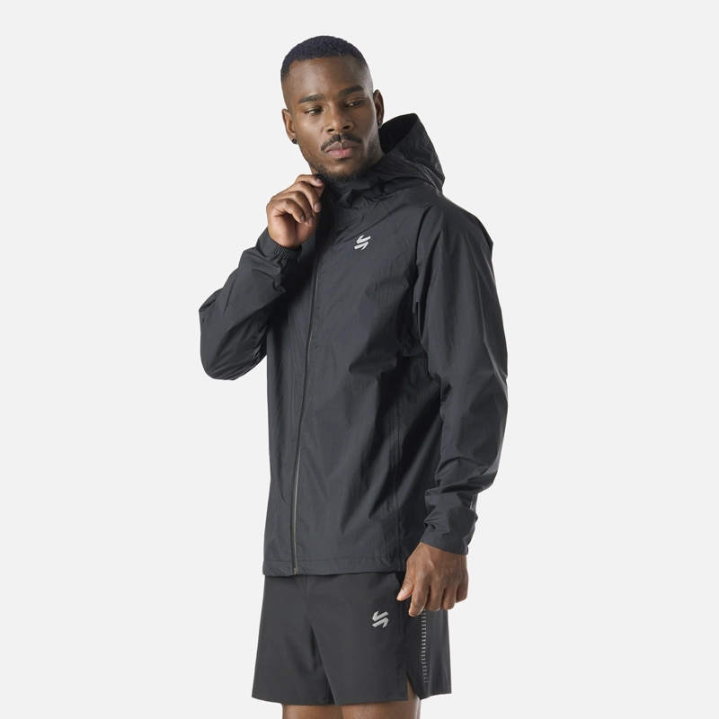 CHAQUETA HOMBRE BUILT TO MOVE WATERPROOF JACKET NEGRO VULCANO - 2