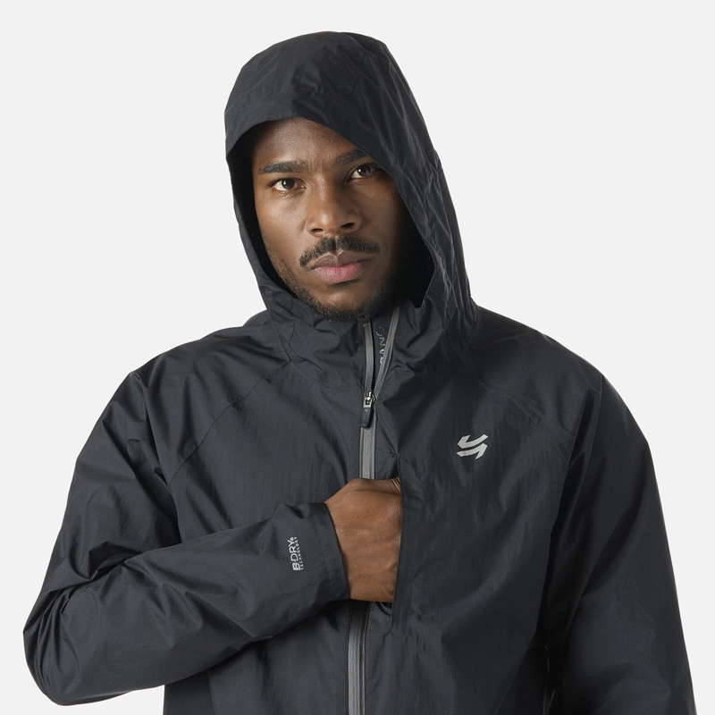 CHAQUETA HOMBRE BUILT TO MOVE WATERPROOF JACKET NEGRO VULCANO - 6