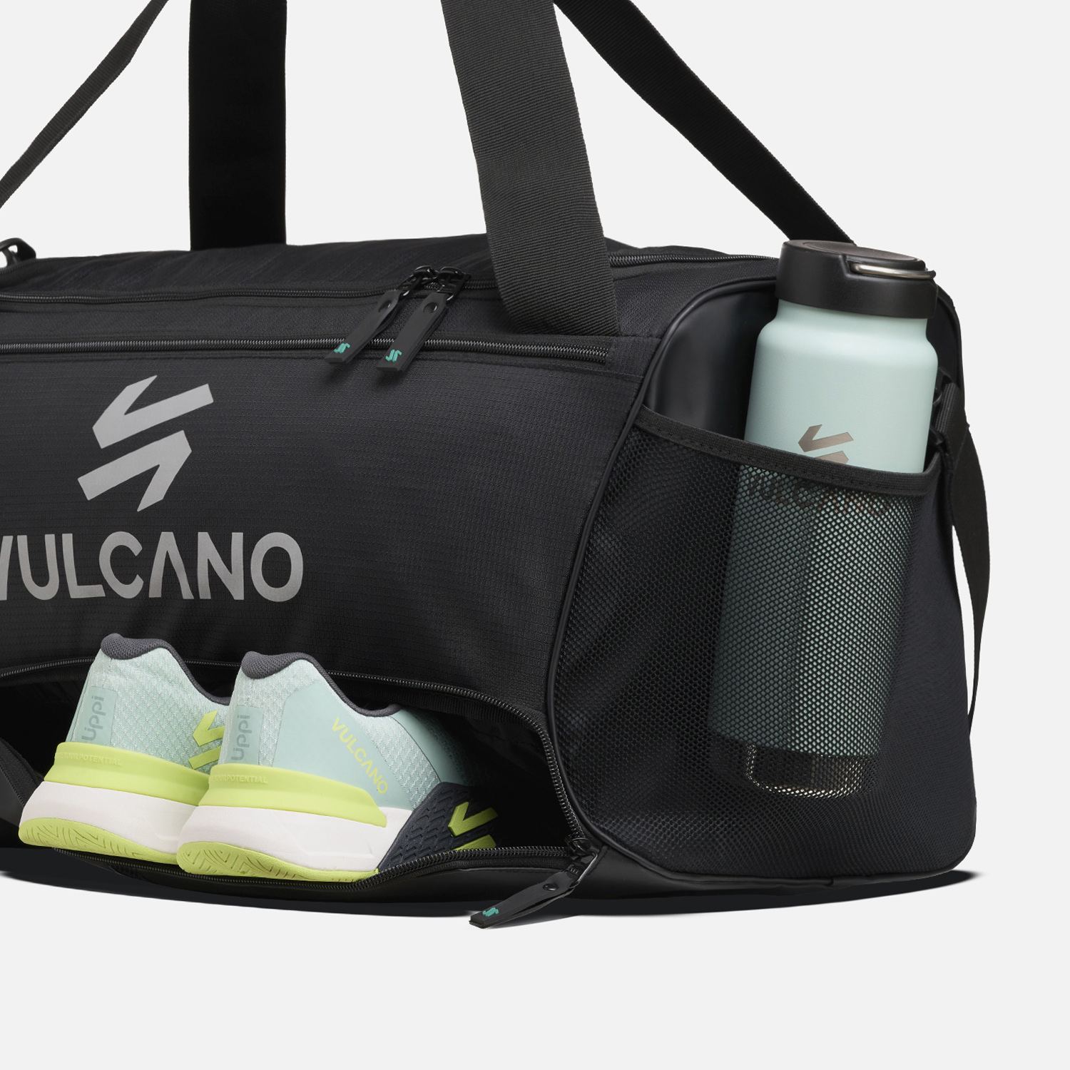 BOLSO ALL SPORT 60L DUFFLE BAG NEGRO VULCANO - 4