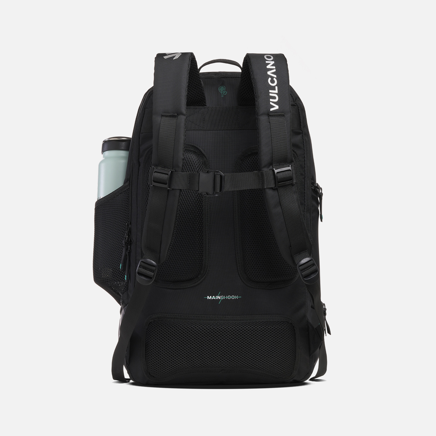 MOCHILA MAINSHOCK PADEL BACKPACK NEGRO VULCANO - 4