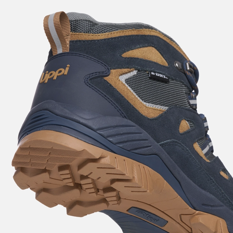 BOTIN HOMBRE PUELO CS HI AZUL / CAFE LIPPI - 8