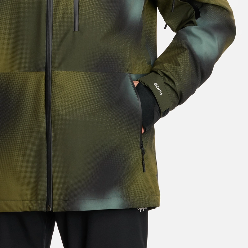 CHAQUETA HOMBRE SIERRA NEVADA B-DRY LIGHT VERDE LIPPI I25 - 8
