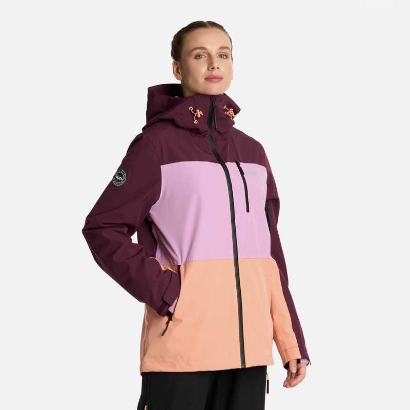 CHAQUETA MUJER SIERRA NEVADA BDRY LIGHT HOODY VINO LIPPI I25 - 2