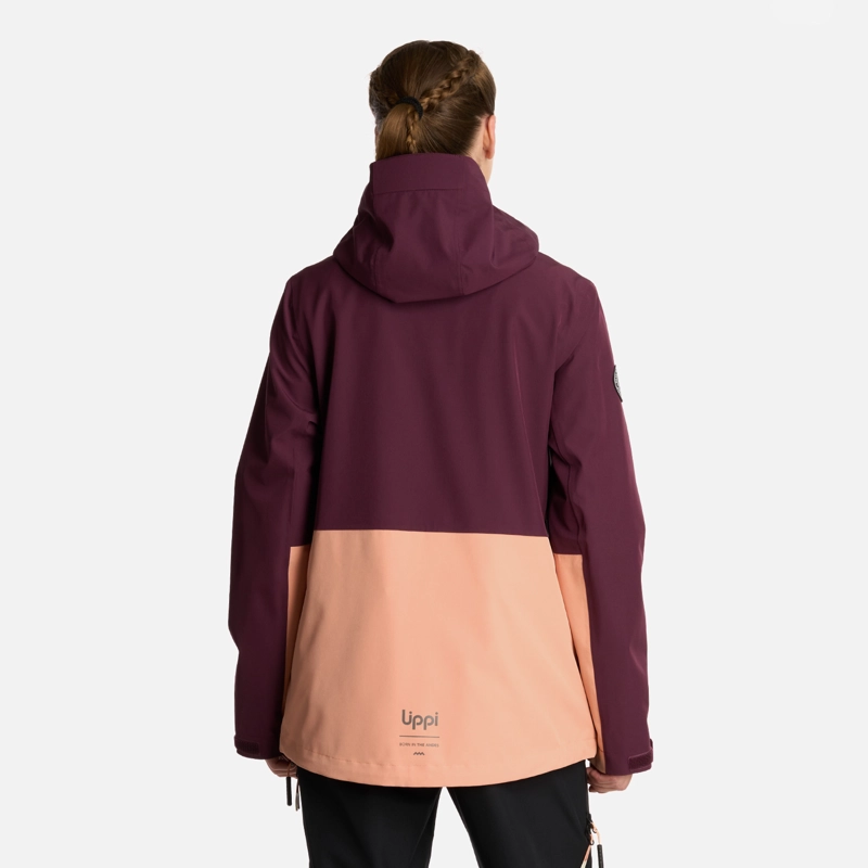CHAQUETA MUJER SIERRA NEVADA BDRY LIGHT HOODY VINO LIPPI I25 - 3