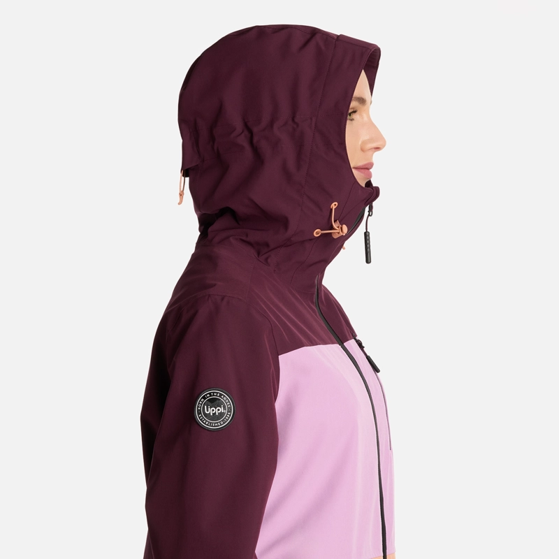 CHAQUETA MUJER SIERRA NEVADA BDRY LIGHT HOODY VINO LIPPI I25 - 4