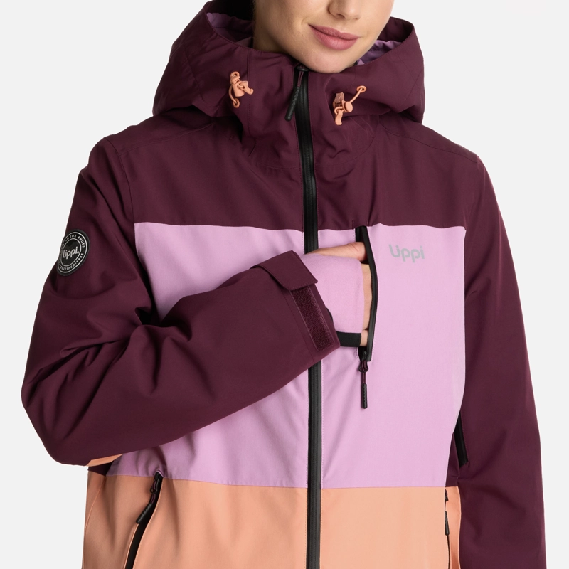 CHAQUETA MUJER SIERRA NEVADA BDRY LIGHT HOODY VINO LIPPI I25 - 5