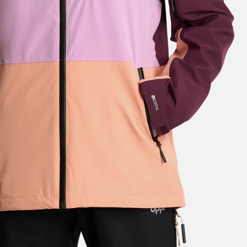 CHAQUETA MUJER SIERRA NEVADA BDRY LIGHT HOODY VINO LIPPI I25 - 8