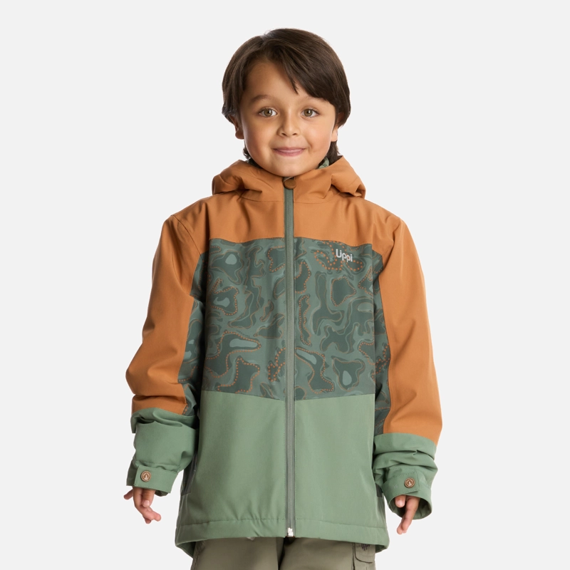 CHAQUETA NIÑO SIERRA NEVADA B-DRY STEAM-PRO HOODY JACKET JADE OSCURO LIPPI - 1
