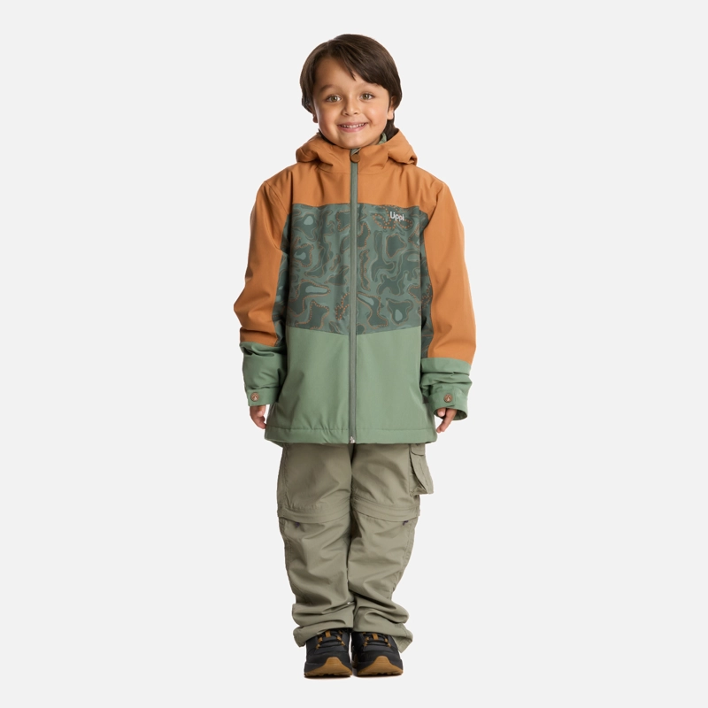 CHAQUETA NIÑO SIERRA NEVADA B-DRY STEAM-PRO HOODY JACKET JADE OSCURO LIPPI - 8