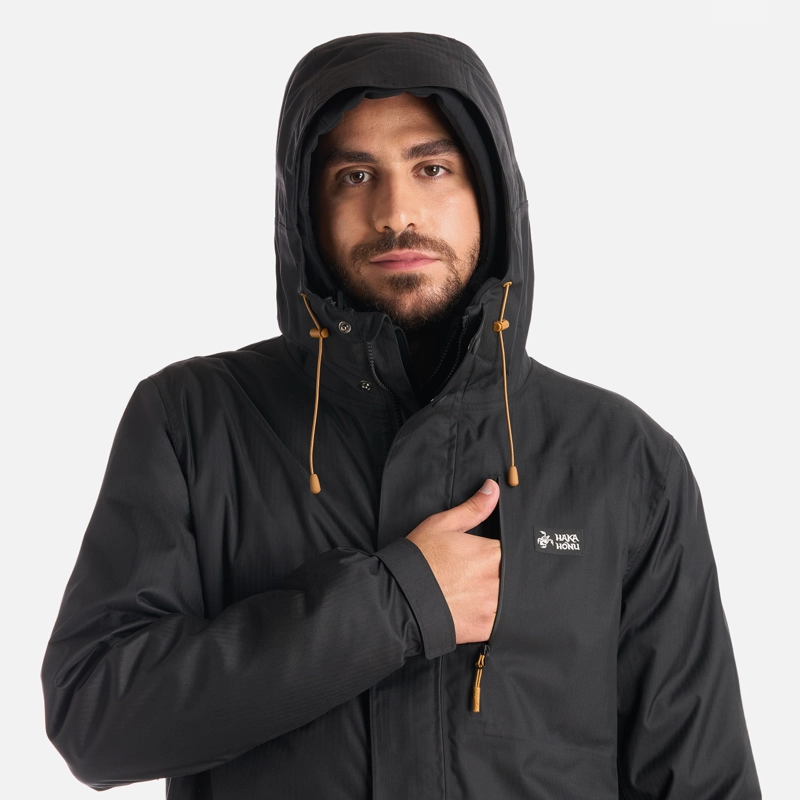 CHAQUETA HOMBRE PERRO GUAPO PRO NEGRO HAKA HONU I25 - 5