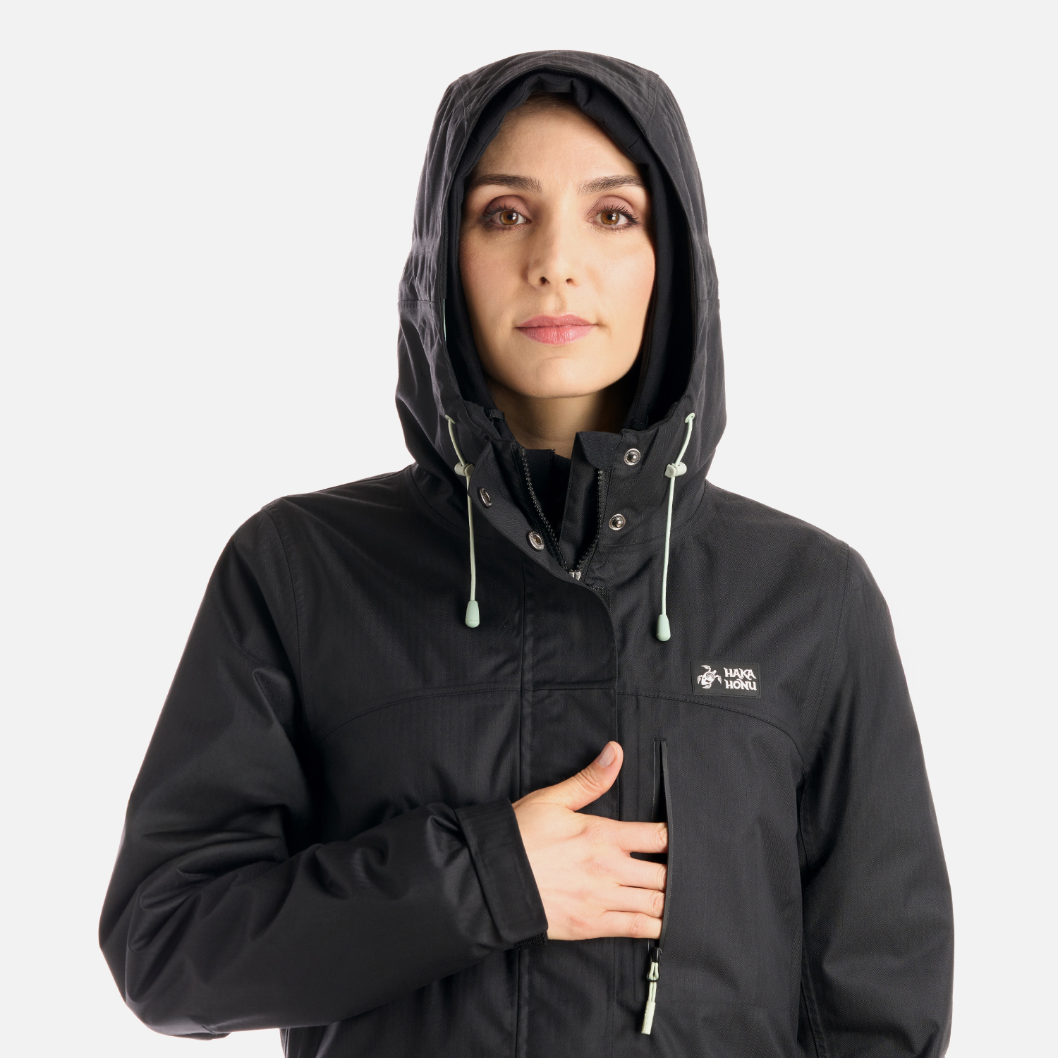 CHAQUETA MUJER PERRO GUAPO PRO NEGRO HAKA HONU I25 - 5
