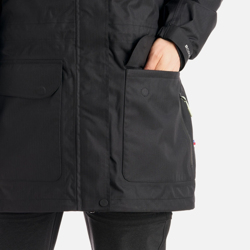 CHAQUETA MUJER PERRO GUAPO PRO NEGRO HAKA HONU I25 - 6