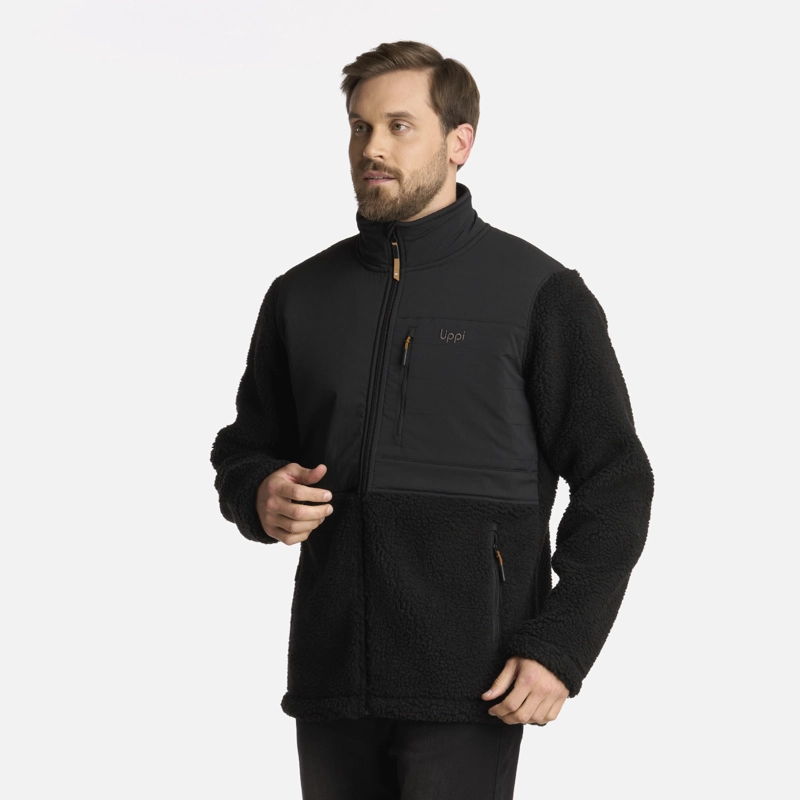 POLAR HOMBRE GLACIAR SHERPA-PRO JACKET NEGRO LIPPI - 2