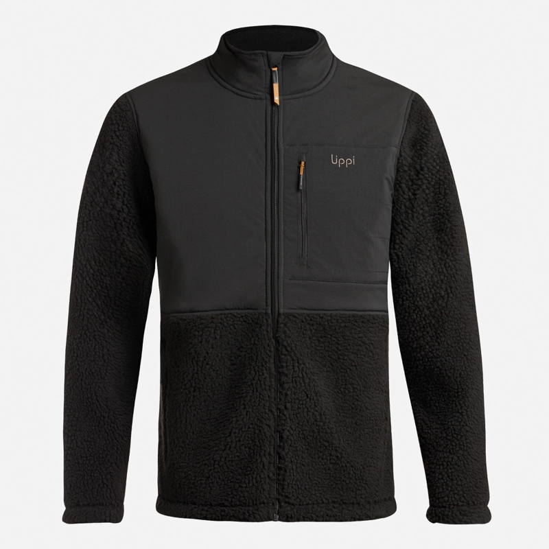 POLAR HOMBRE GLACIAR SHERPA-PRO JACKET NEGRO LIPPI - 7