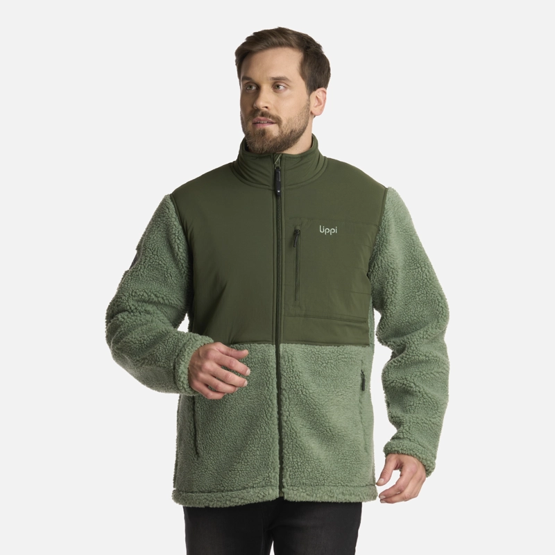 LIPPI POLAR HOMBRE GLACIAR SHERPA-PRO JACKET JADE OSCURO LIPPI