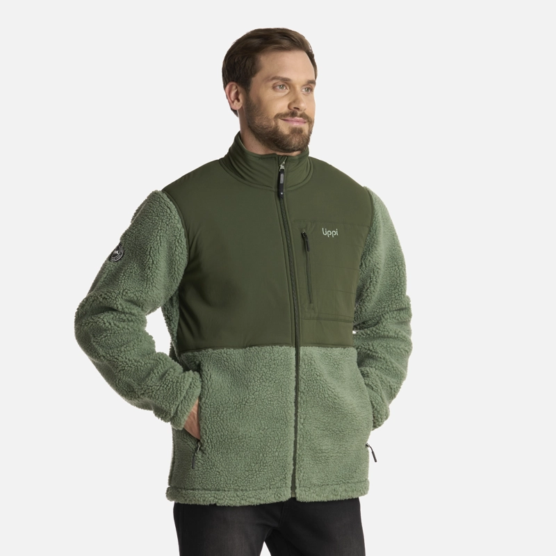 POLAR HOMBRE GLACIAR SHERPA-PRO JACKET JADE OSCURO LIPPI - 2