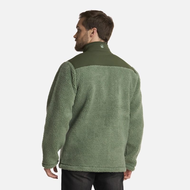 POLAR HOMBRE GLACIAR SHERPA-PRO JACKET JADE OSCURO LIPPI - 3