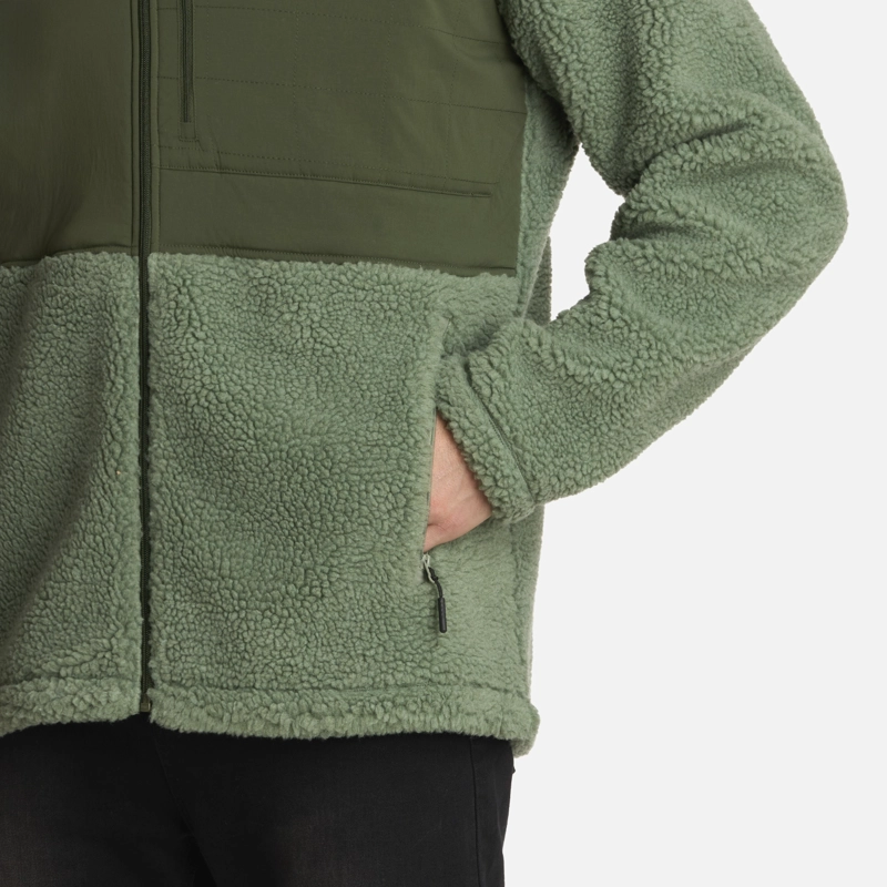 POLAR HOMBRE GLACIAR SHERPA-PRO JACKET JADE OSCURO LIPPI - 5