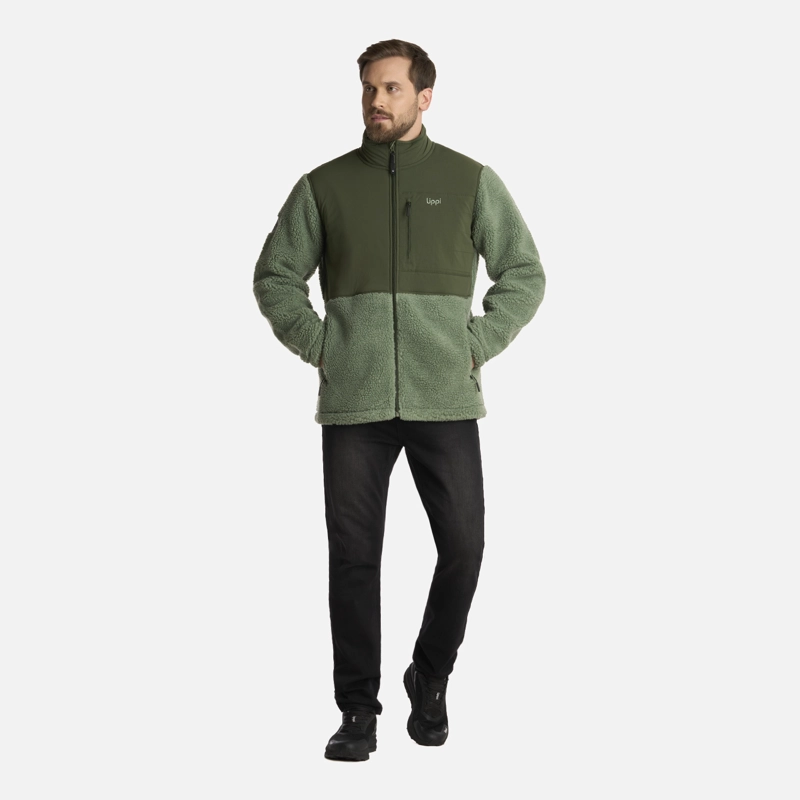 POLAR HOMBRE GLACIAR SHERPA-PRO JACKET JADE OSCURO LIPPI - 6