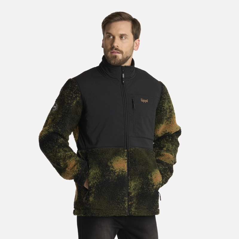 POLAR HOMBRE GLACIAR SHERPA-PRO JACKET PRINT VERDE MILITAR LIPPI - 2