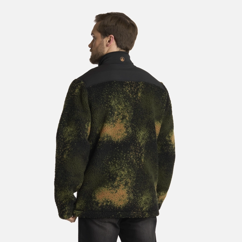 POLAR HOMBRE GLACIAR SHERPA-PRO JACKET PRINT VERDE MILITAR LIPPI - 3