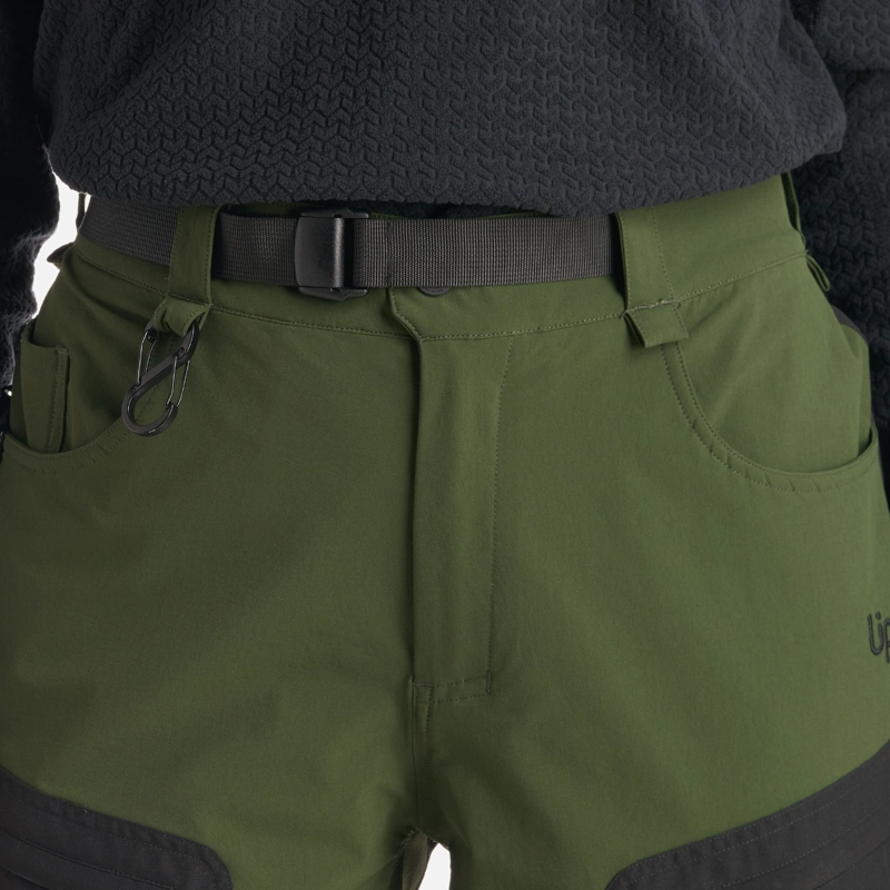 PANTALON MUJER WOLLASTON MIX-2 PANTS VERDE MILITAR LIPPI - 4