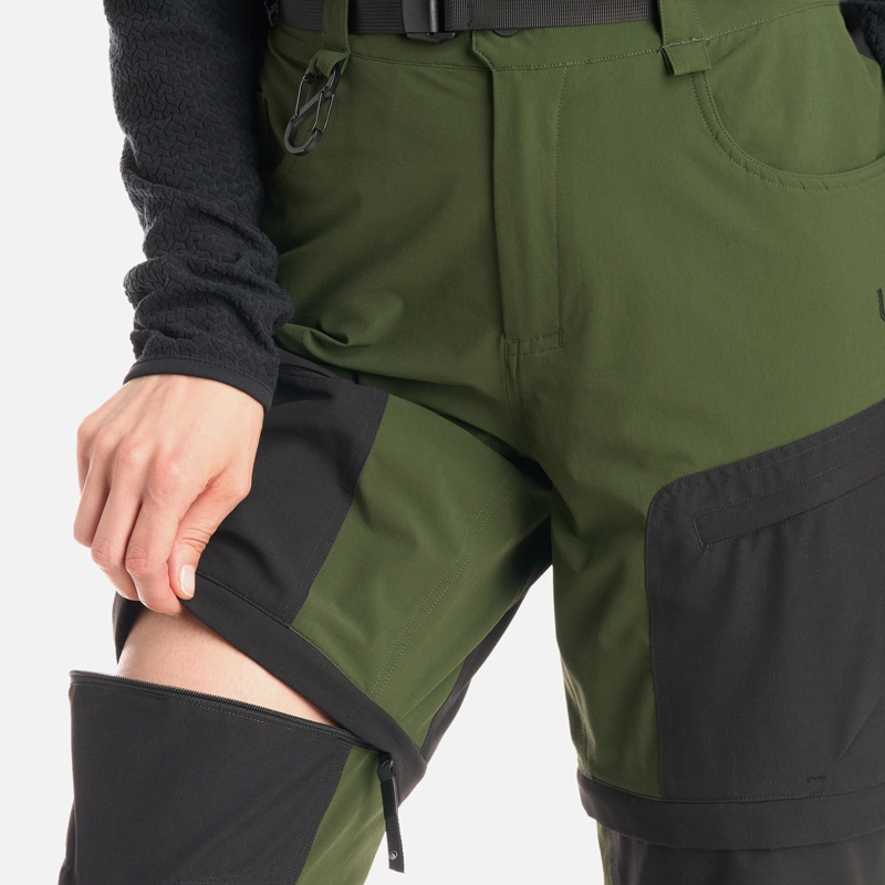 PANTALON MUJER WOLLASTON MIX-2 PANTS VERDE MILITAR LIPPI - 7