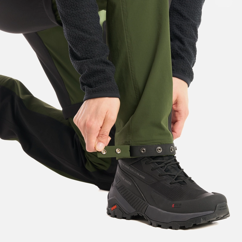 PANTALON MUJER WOLLASTON MIX-2 PANTS VERDE MILITAR LIPPI - 8