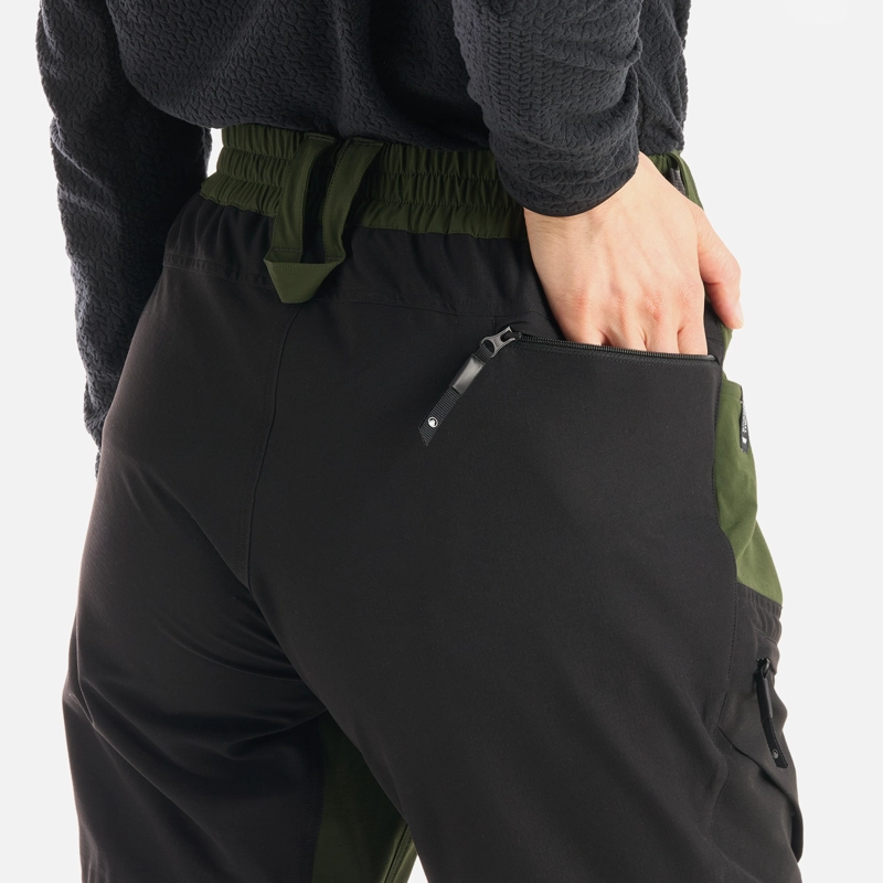 PANTALON MUJER WOLLASTON MIX-2 PANTS VERDE MILITAR LIPPI - 9