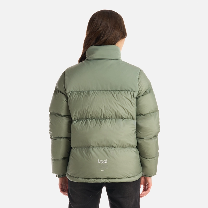 CHAQUETA MUJER WINTER DOWN 800 FP JACKET JADE OSCURO LIPPI - 3