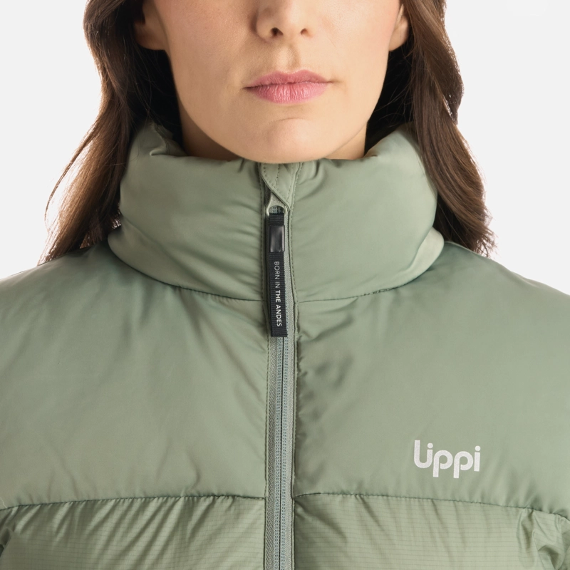 CHAQUETA MUJER WINTER DOWN 800 FP JACKET JADE OSCURO LIPPI - 4