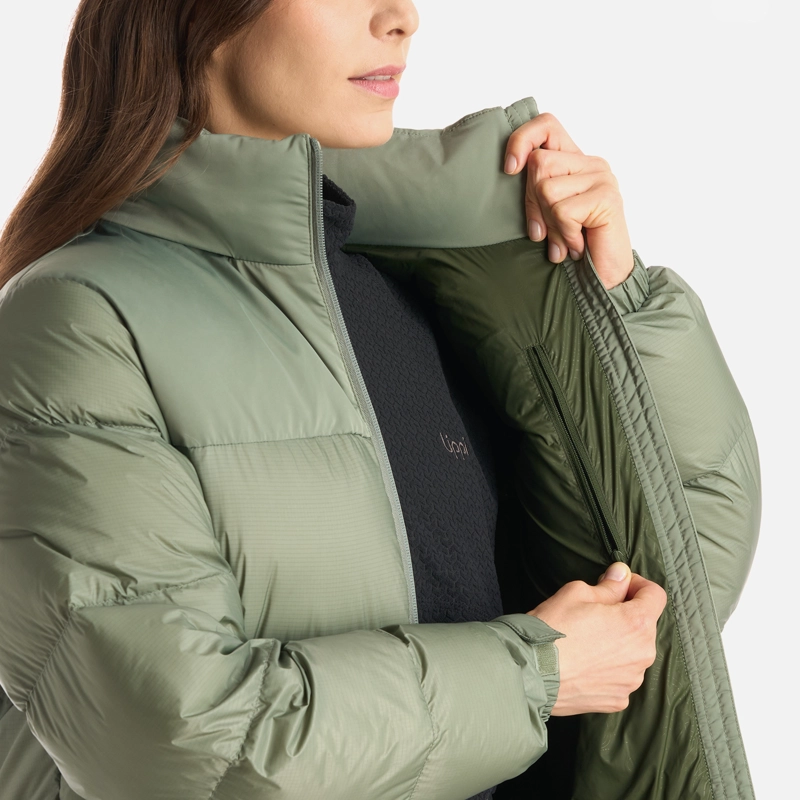 CHAQUETA MUJER WINTER DOWN 800 FP JACKET JADE OSCURO LIPPI - 7