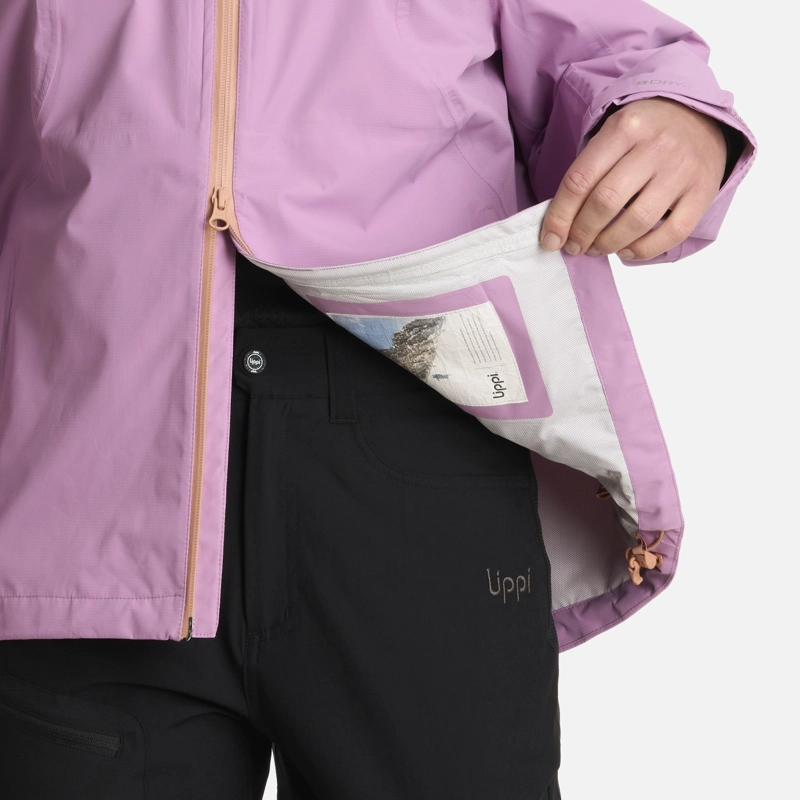 CHAQUETA MUJER SHIELD B-DRY HOODY ROSA FUERTE LIPPI I25 - 7