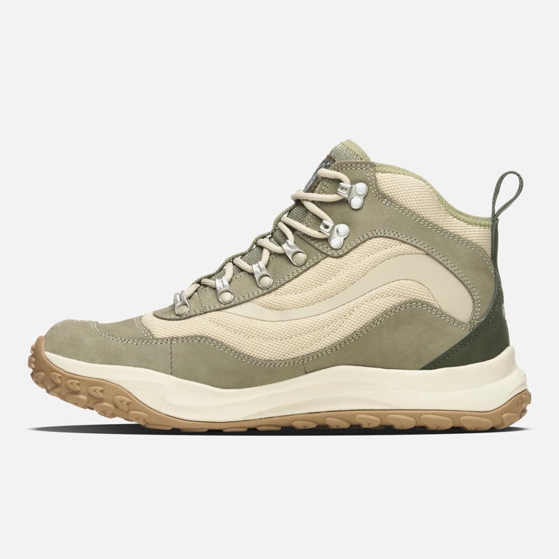 BOTIN MUJER LOBA VERDE OLIVA HAKA HONU - 2