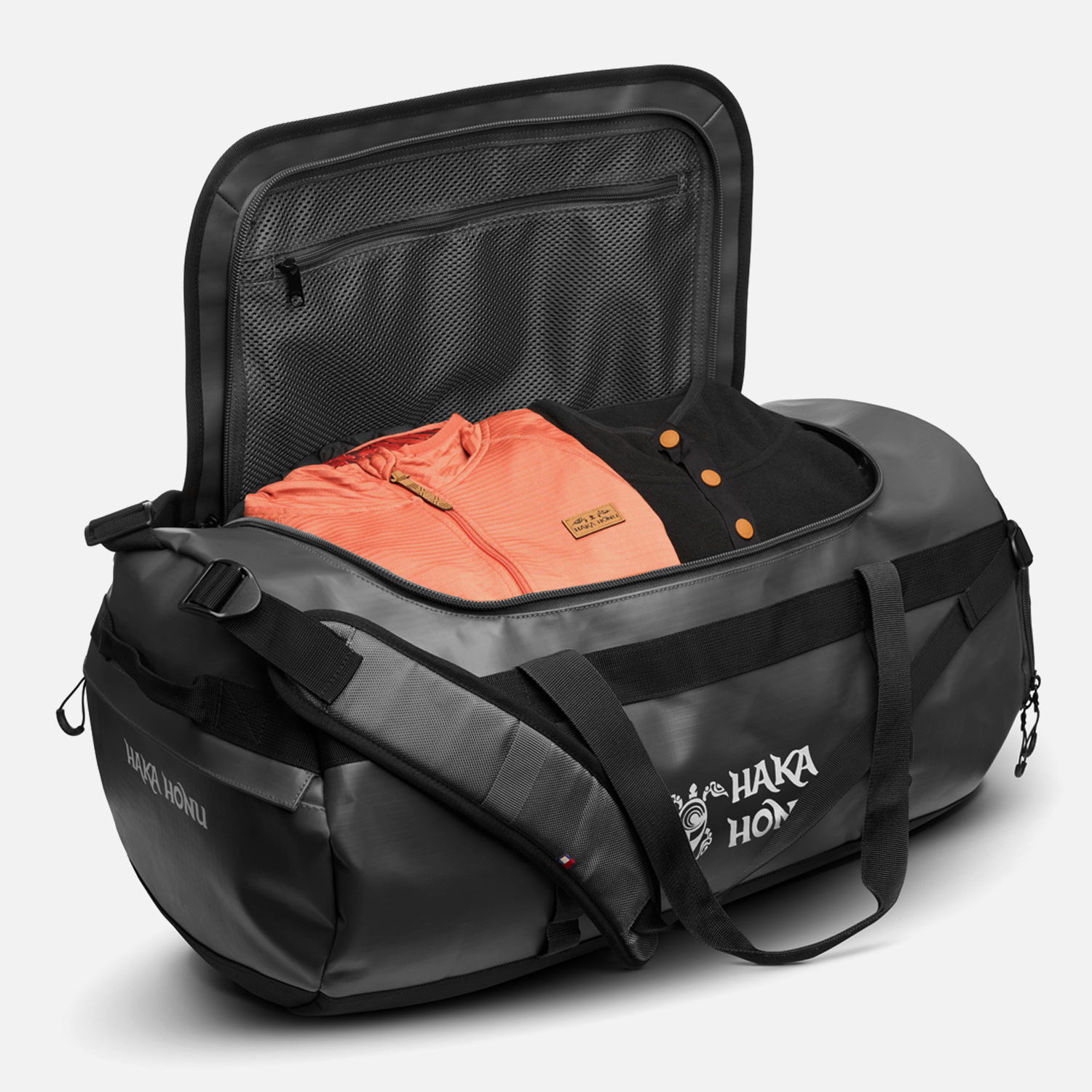 BOLSO DUFFLE 50L NEGRO HAKA HONU I25 - 4